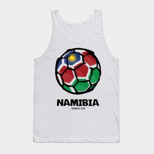 Namibia Football Country Flag Tank Top